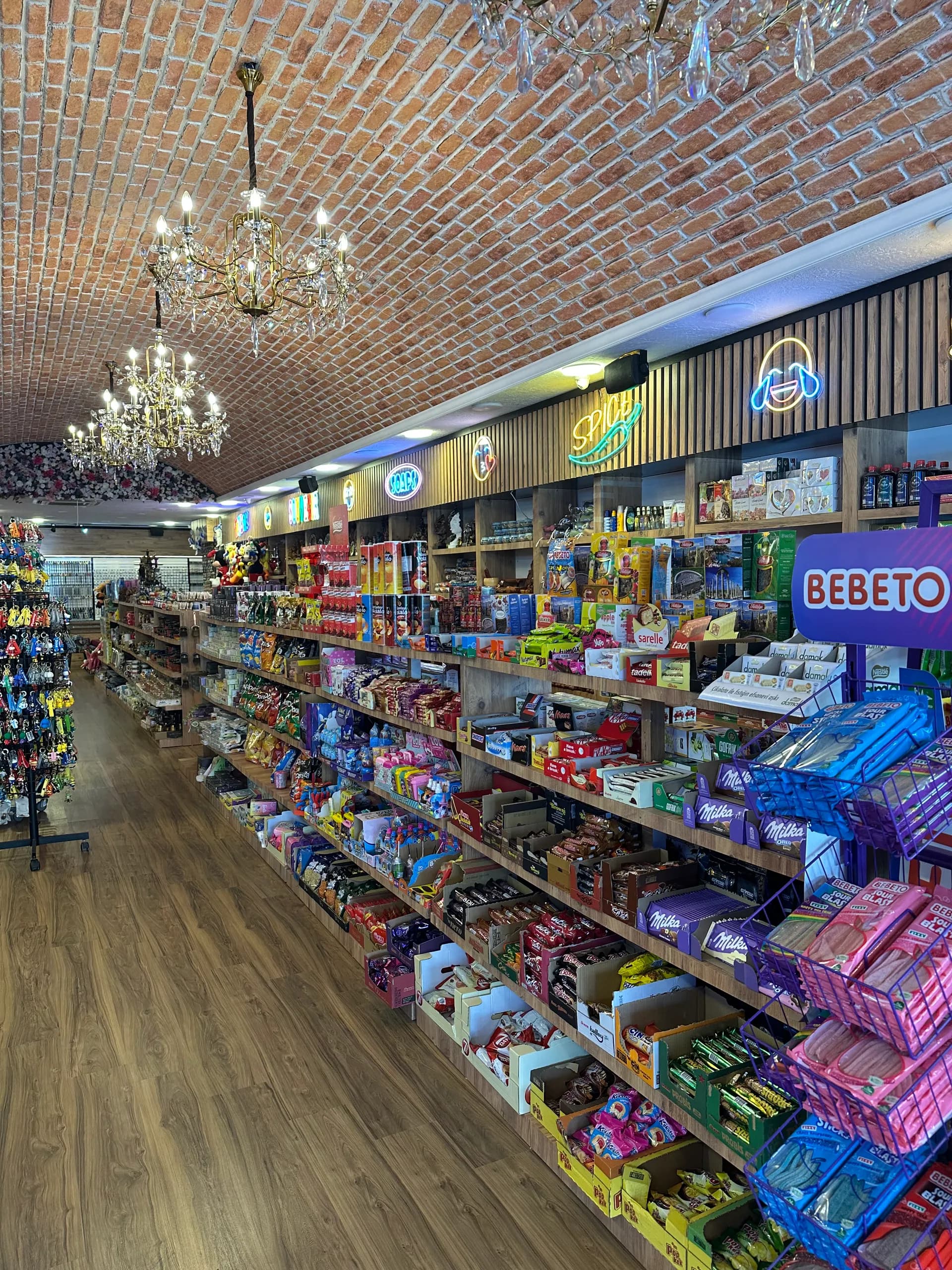 Hervas Souvenir Store interior — gifts and perfume section